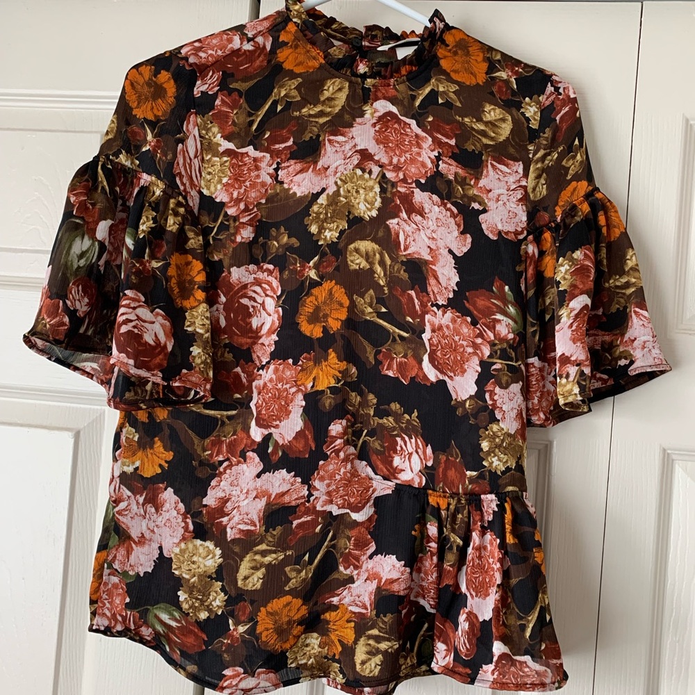 New flowered blouse  H&M